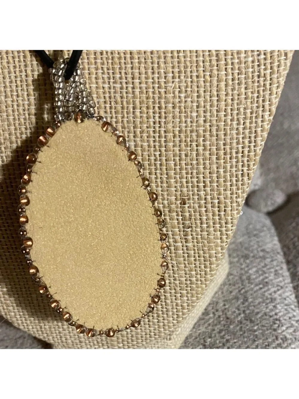 Handmade Brown Agate Beaded – One-of-a-Kind Pendant